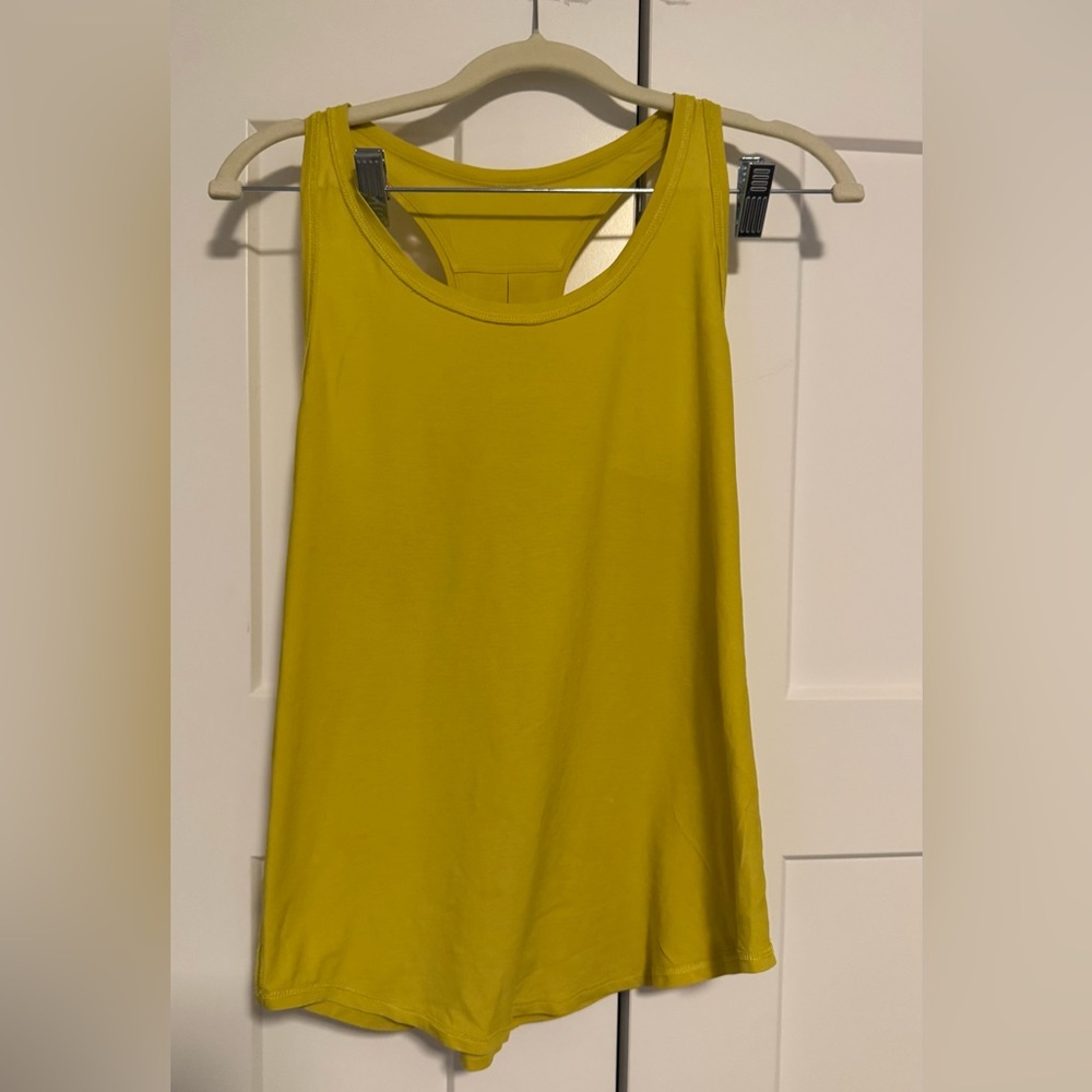 Lululemon Athletica Yellow Tank Top